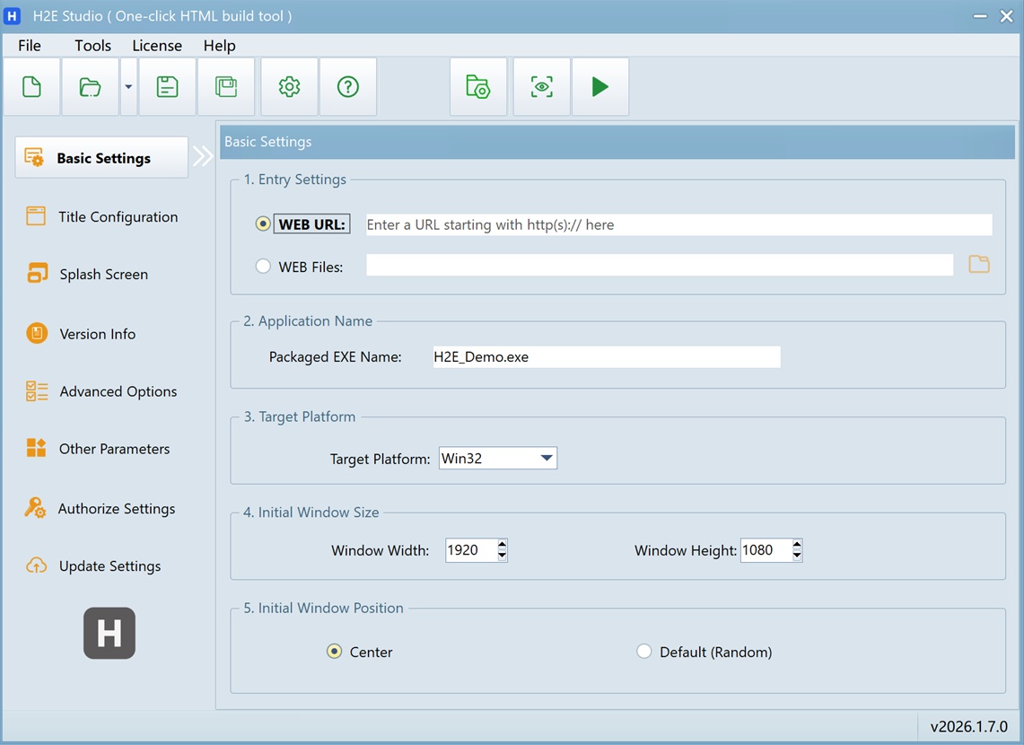 Software Interface Demo